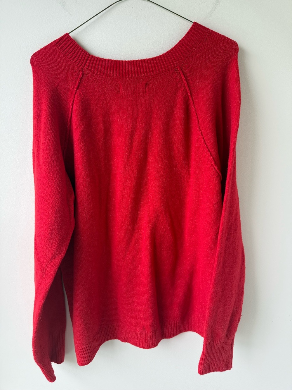 Sonoma Crew Neck Sweater in Red Size Large Like New - Picture 2 of 4